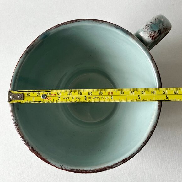 Starbucks Large Coffee Cappuccino Mug Wide Ceramic Hand Painted Distressed Italy - Picture 7 of 9